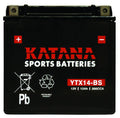 Katana Motorbike battery 12v 12Ah YTX14-BS FA