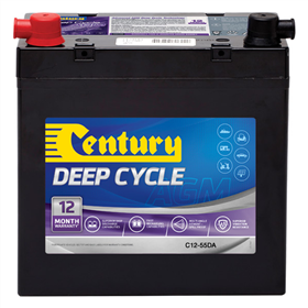 Century AGM Deep Cycle Battery 12v 55Ah