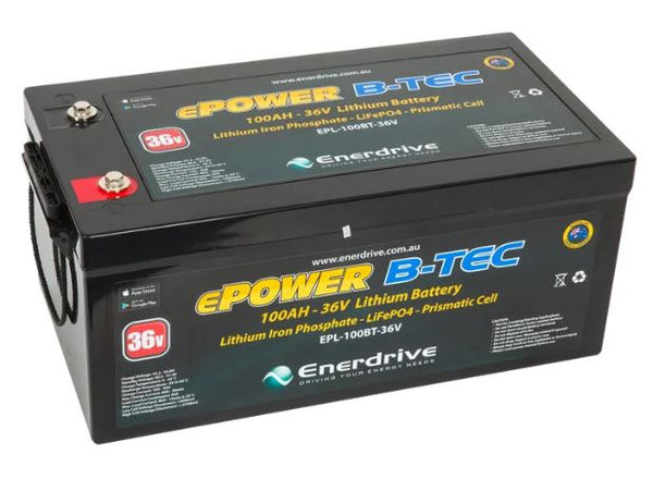 Enerdrive EPOWER 100A 36V LIFEPO4 BATTERY