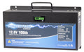 POWERTECH 12.8V 100Ah Lithium Slimline Deep Cycle Battery with Metal Case