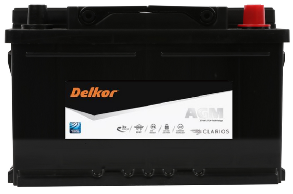 Delkor DIN66AGM LN3 Battery [Replacement for Varta E39]