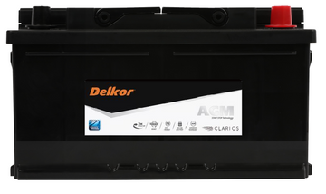 Delkor DIN75AGM LN4 Battery [Replacement for Varta F21]
