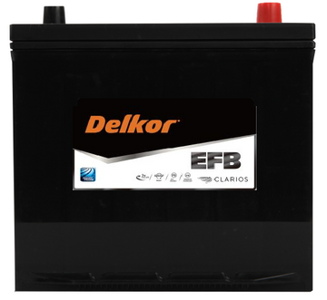 Delkor Q85LEFB Battery 55D23L EFB [Replacement for Varta Q85LEFB]