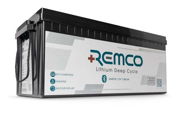 Remco 12V 200Ah Lithium Deep Cycle Battery