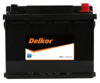 Delkor DIN55LH Calcium Battery 56219 [Replacement for Varta D15]