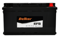 Delkor DIN65EFB Battery [Replacement for Varta D54]