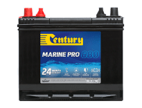 Century Boat Battery M24MF NS70M MF 680 CCA