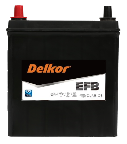 Delkor M42REFB Battery MF40ZR EFB [Replacement for Varta M42REFB]