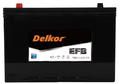 Delkor T110REFB Battery MF70ZZ EFB [Replacement for Varta T110REFB]