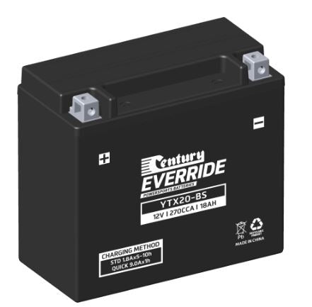 Katana Motorbike battery 12v 18Ah YTX20-BS