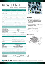 Delta-Q IC650 24v Battery Charger     