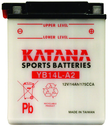 Katana Motorbike battery 12v 12Ah YB14L-A2