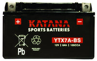 Motorbike battery YTX7A-BS