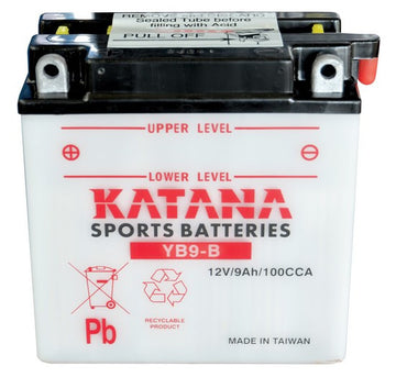 Katana Motorbike battery 12v 9Ah YB9-B