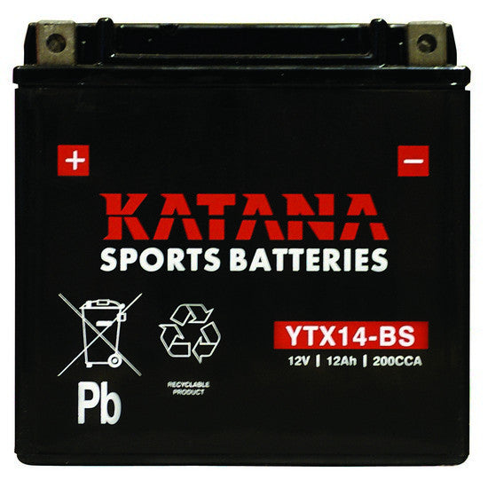 Katana Motorbike battery YTX14-BS