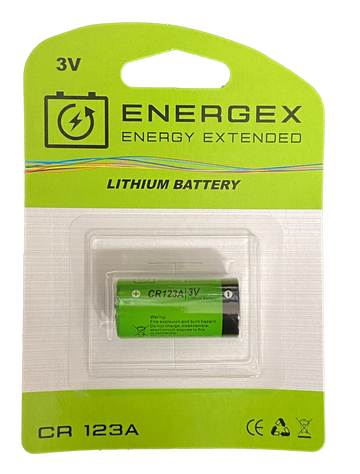 Energex CR-123A Lithium Battery