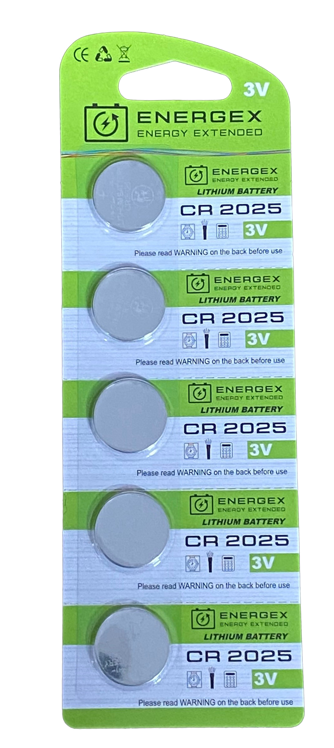 Energex CR 2025 Lithium Battery BatteryWorx