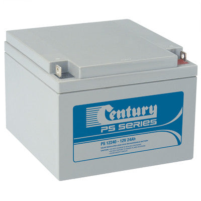 Century 12v 24Ah SLA battery for UPS Systems, Fire Alarms, Camping and Emergency lighting.