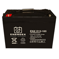 Energex 12V 105Ah AGM Deep Cycle Battery SUPER SPECIAL !!!!