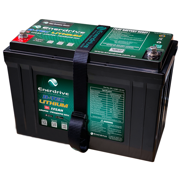 Enerdrive B-TEC 12V 125Ah G2 Lithium Battery