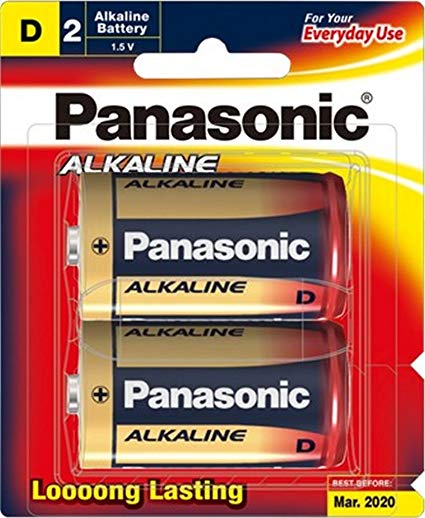 Panasonic Alkaline Batteries D size LR20T