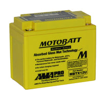 Motobatt Motorbike battery 12v 14Ah  MBTX12U
