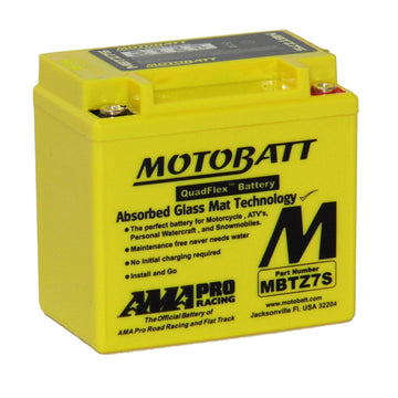 Motobatt Motorbike battery 12v 6.5Ah  MBTZ7S