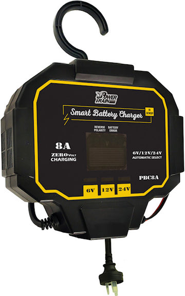 6/12/24V 8Amp/ 7Stage Battery Charger