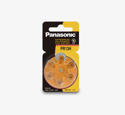 Panasonic Hearing Aid Zinc Air Battery 1.4v PR48