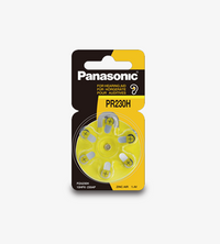 Panasonic Hearing Aid Zinc Air Battery 1.4v PR70