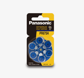 Panasonic Hearing Aid Zinc Air 1.4v PR44
