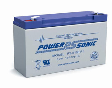 Powersonic 6v 12Ah SLA battery