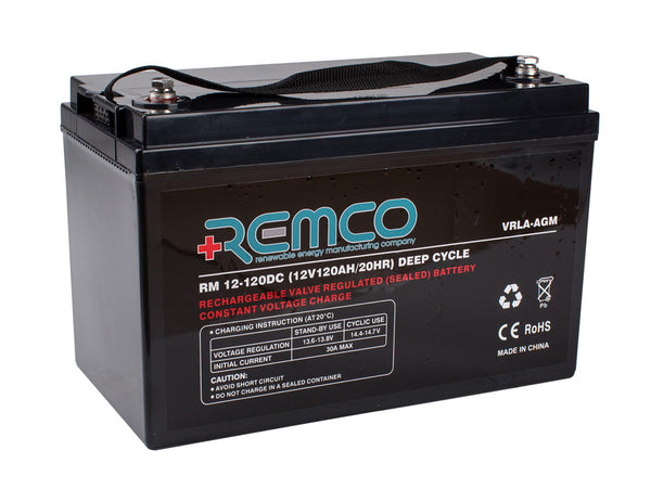 Remco AGM Deep Cycle battery 12v 120Ah