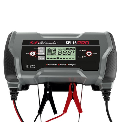 12V-16A / 24V-8A Digital Display Battery Charger