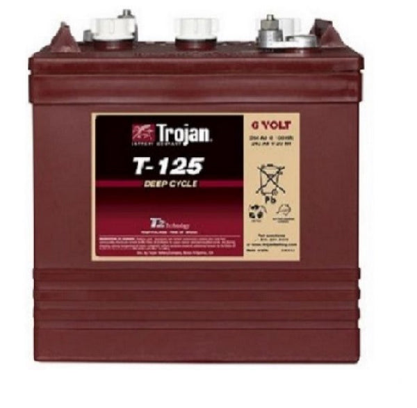 Trojan T-125 Deep Cycle Flooded 6v 240Ah