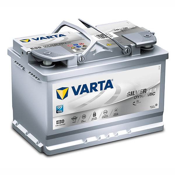 Varta DIN66L E39 AGM battery 760cca