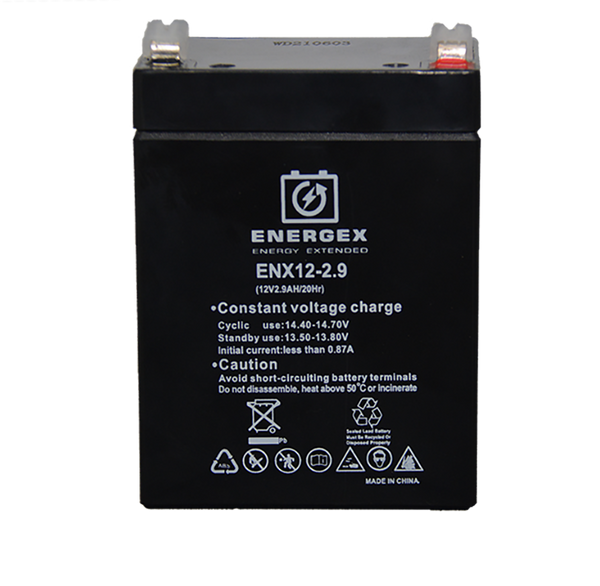 Energex 12v 2.9Ah SLA battery