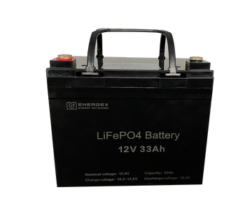 Energex 12.8V 33Ah LiFePO4 Lithium Battery
