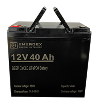 Energex 12.8V 40Ah LiFePO4 Lithium Battery