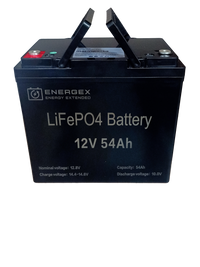 Energex 12.8V 54Ah LiFePO4 Lithium Battery