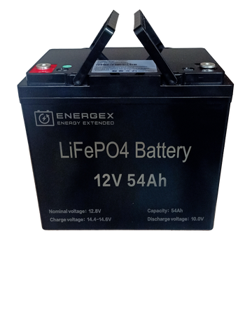 Energex 12.8V 54Ah LiFePO4 Lithium Battery