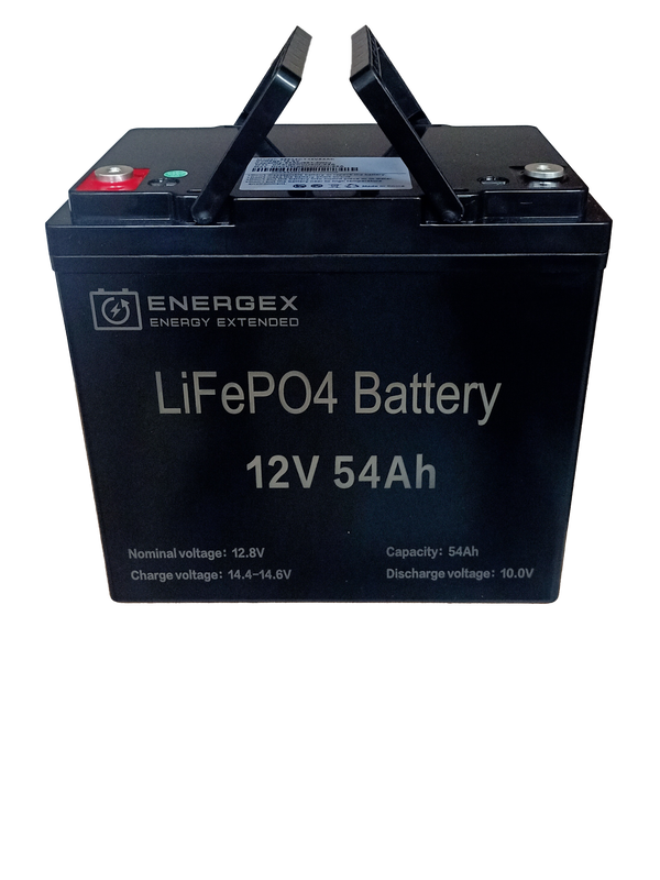Energex 12.8V 54Ah LiFePO4 Lithium Battery