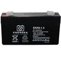 Energex 6v 1.3Ah SLA Battery ENX6-1.3 Standby Stationary Battery  TRADE PRICE !!!!