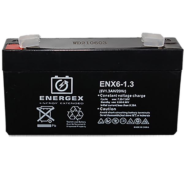 Energex 6v 1.3Ah SLA Battery ENX6-1.3 Standby Stationary Battery  TRADE PRICE !!!!