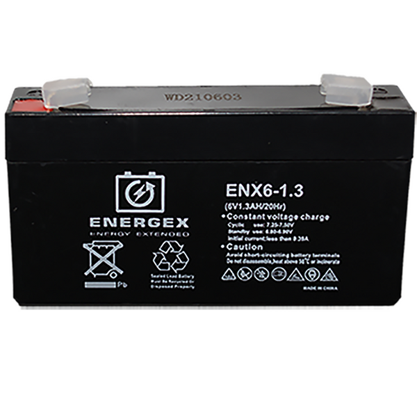 Energex 6v 1.3Ah SLA Battery ENX6-1.3