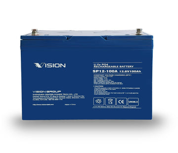 Vision 12V 100Ah Lithium Deep Cycle Battery